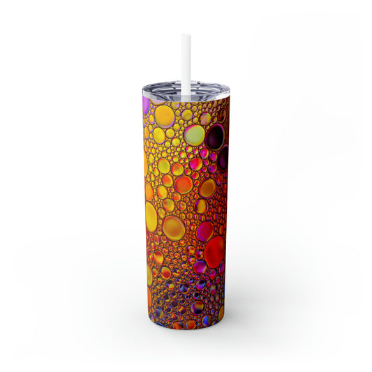 Sparkling Colors - Inovax Maars® Skinny Tumbler with Straw 20oz