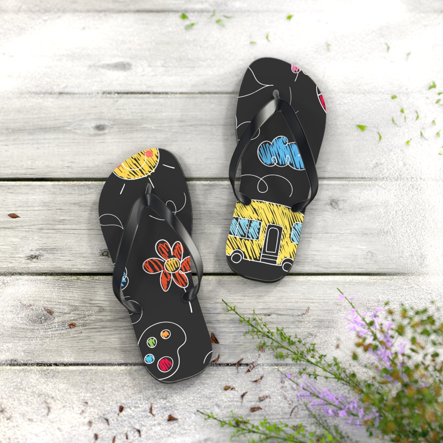 Kids Doodle Playground - Inovax Flip Flops