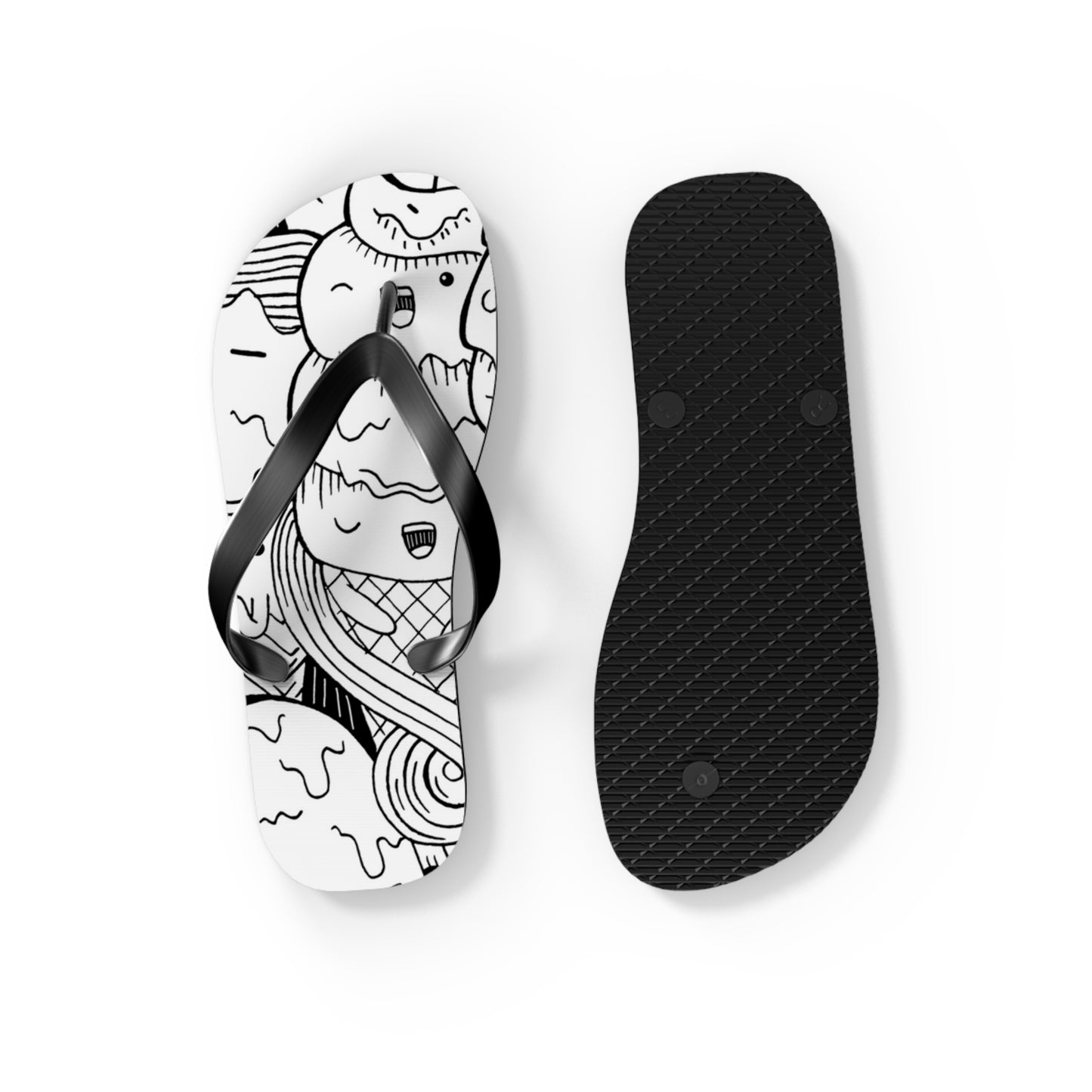 Doodle Icecream - Inovax Flip Flops