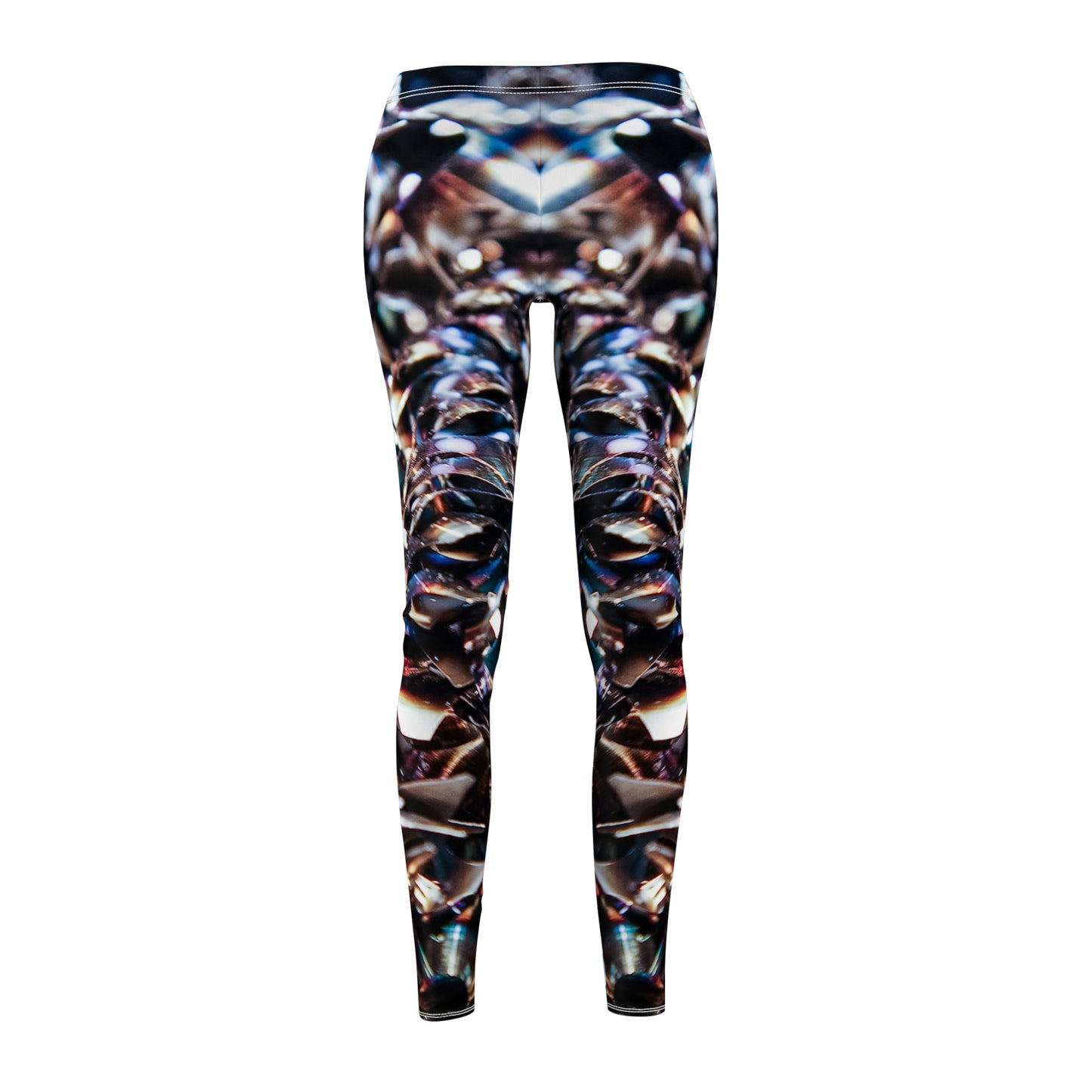 Liquid Metalic - Leggings casuales de corte y costura Inovax para mujer