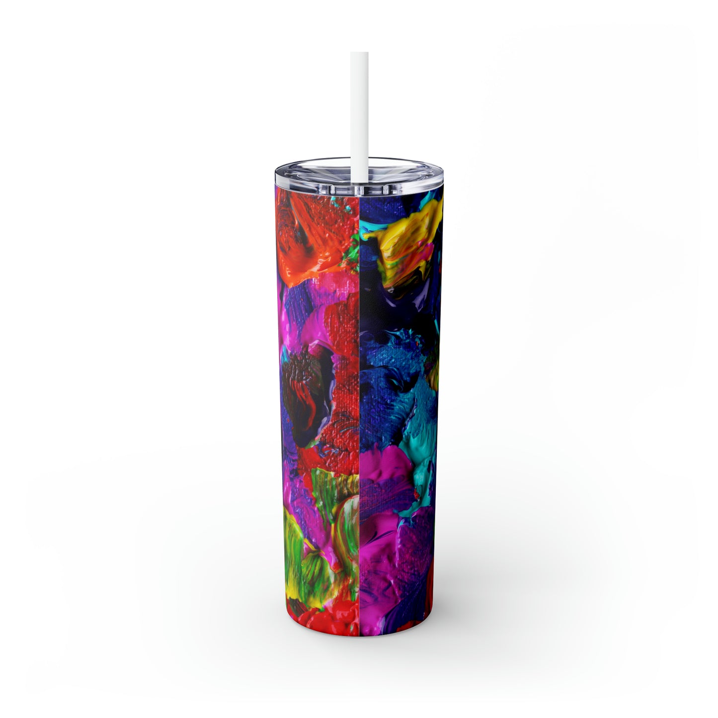 Peintures en couleur - Inovax Maars® Skinny Tumbler avec paille 20oz