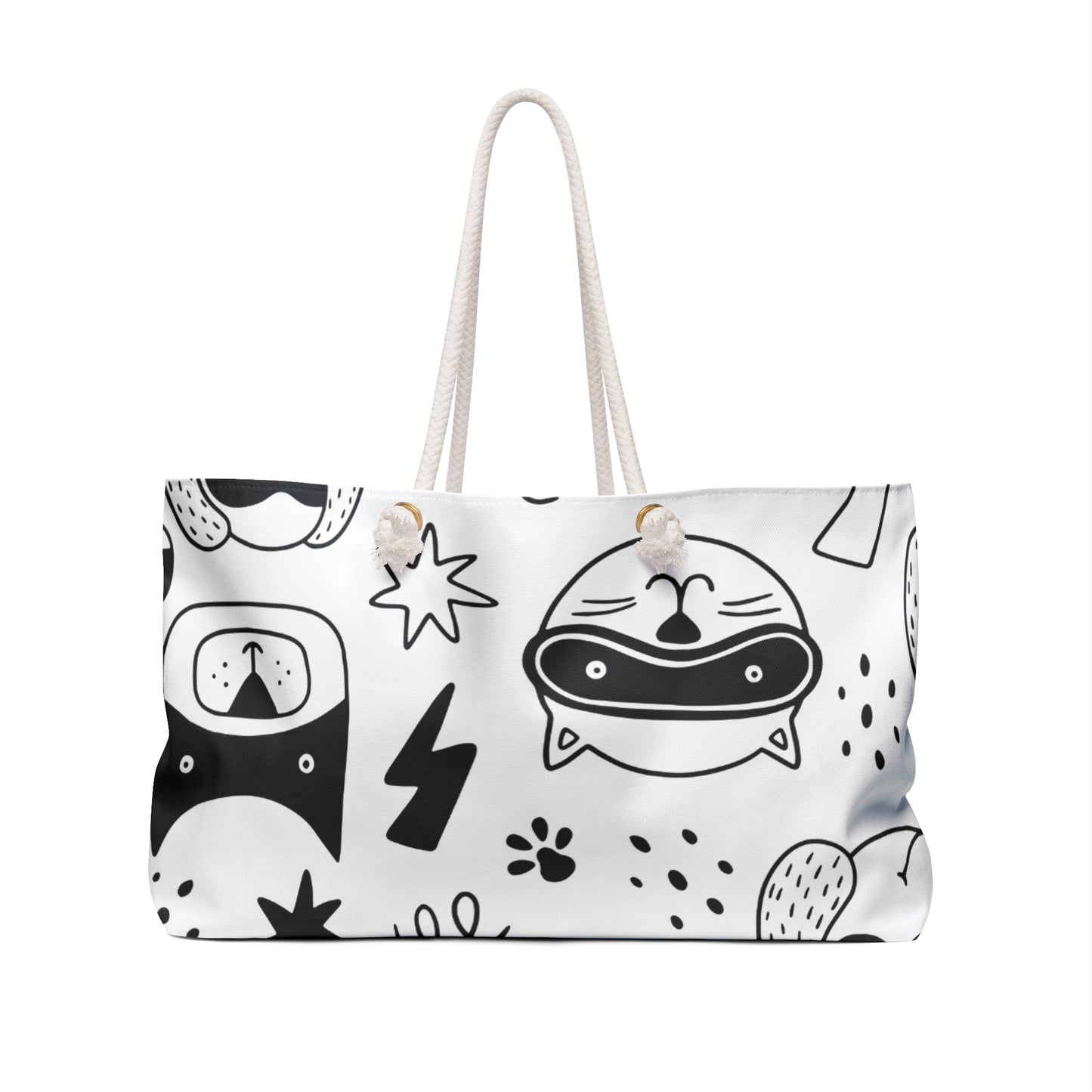 Doodle Perros y Gatos - Bolsa de fin de semana Inovax