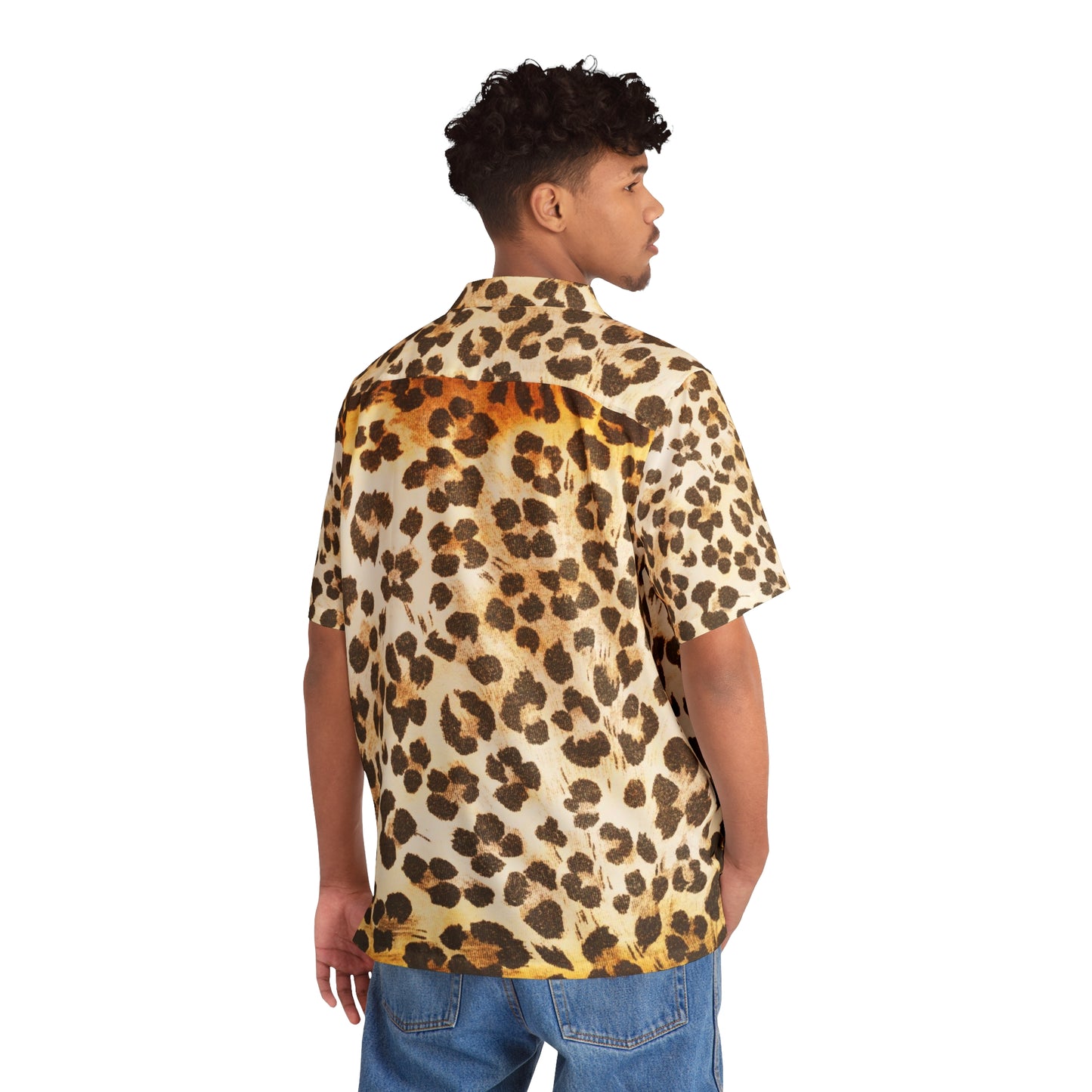 Cheetah - Camisa hawaiana para hombre Inovax