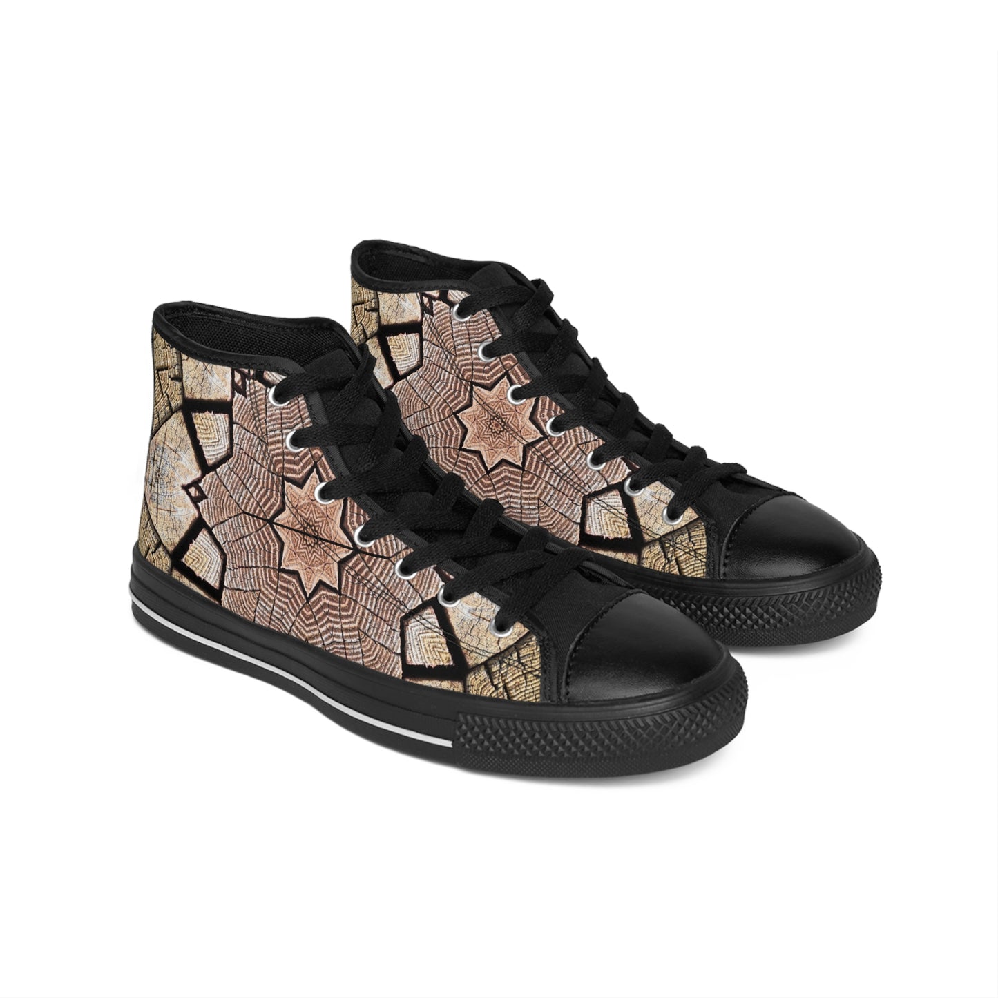 Brown Mandala - Inovax Women's Classic Sneakers