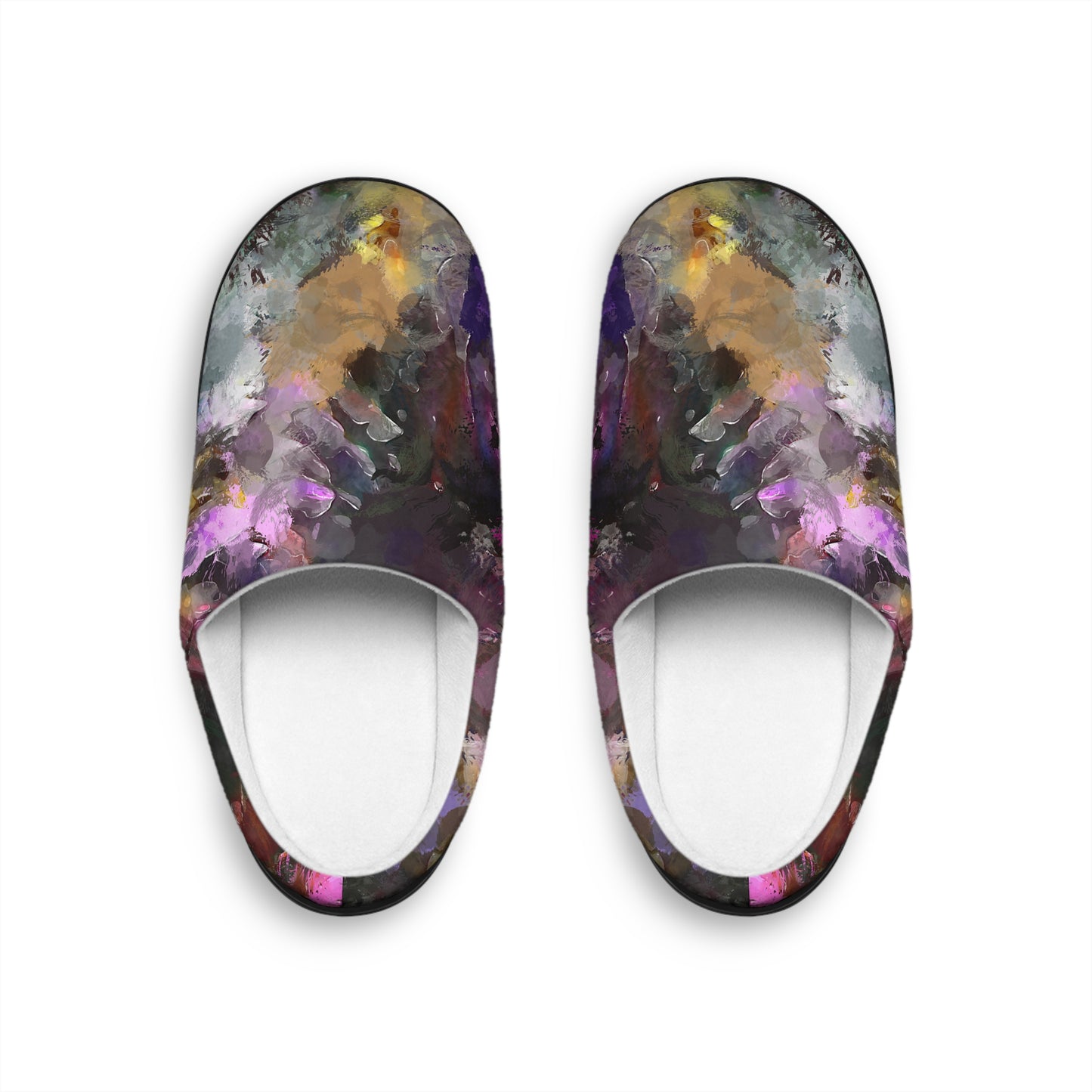 Purple Painting - Inovax Women's Indoor Slippers