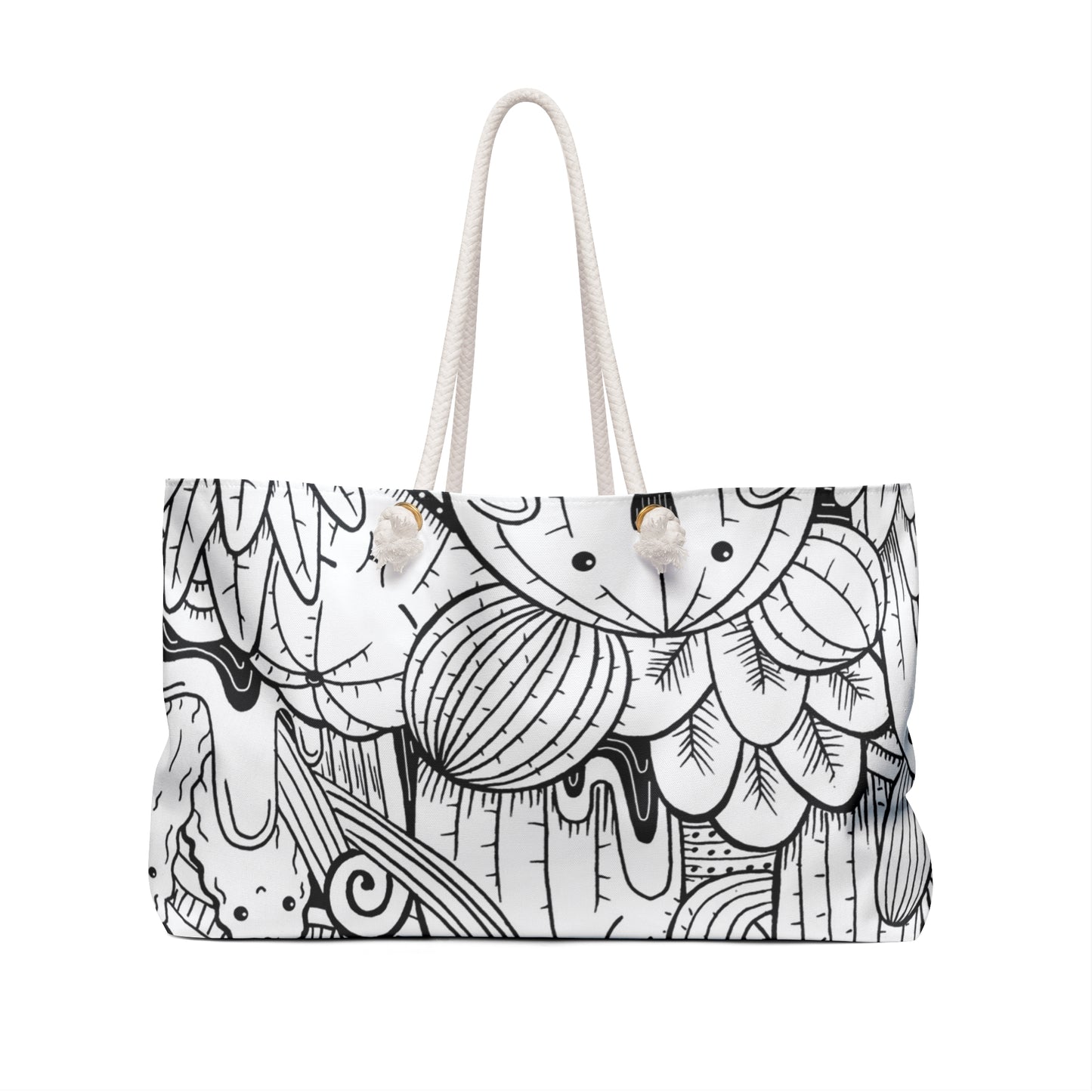 Doodle Cactus - Bolsa de fin de semana Inovax