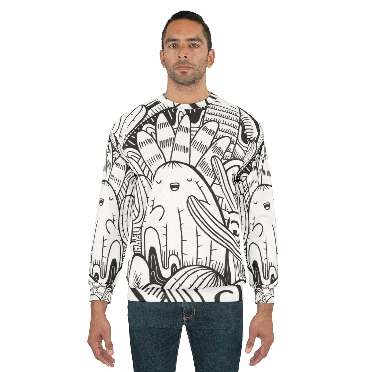 Doodle Cactus - Inovax Unisex Sweatshirt