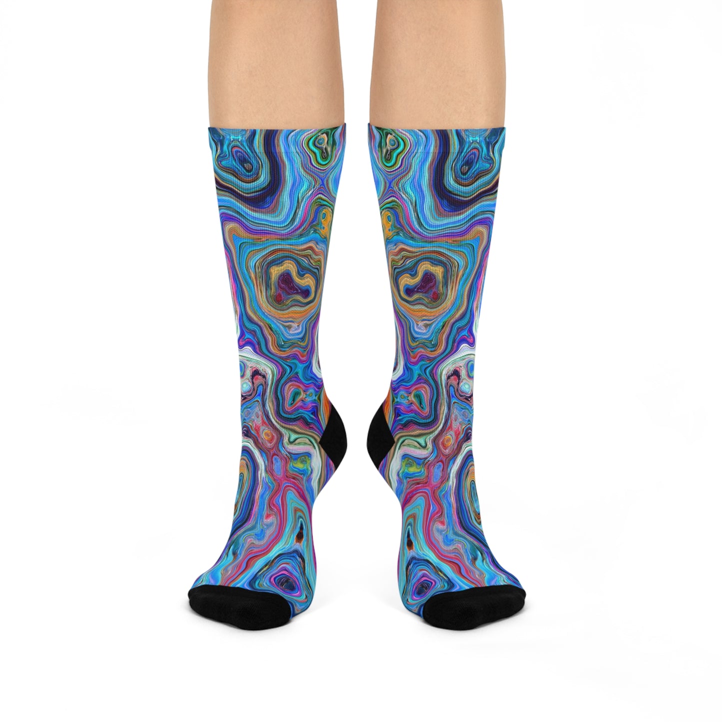 Trippy Liquid - Inovax Cushioned Crew Socks