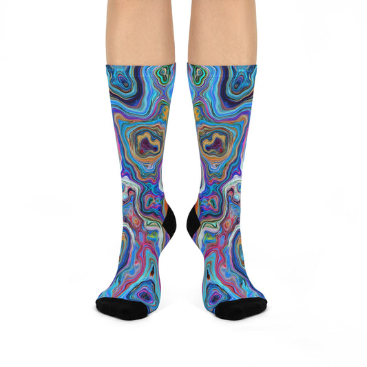 Trippy Liquid - Inovax Cushioned Crew Socks