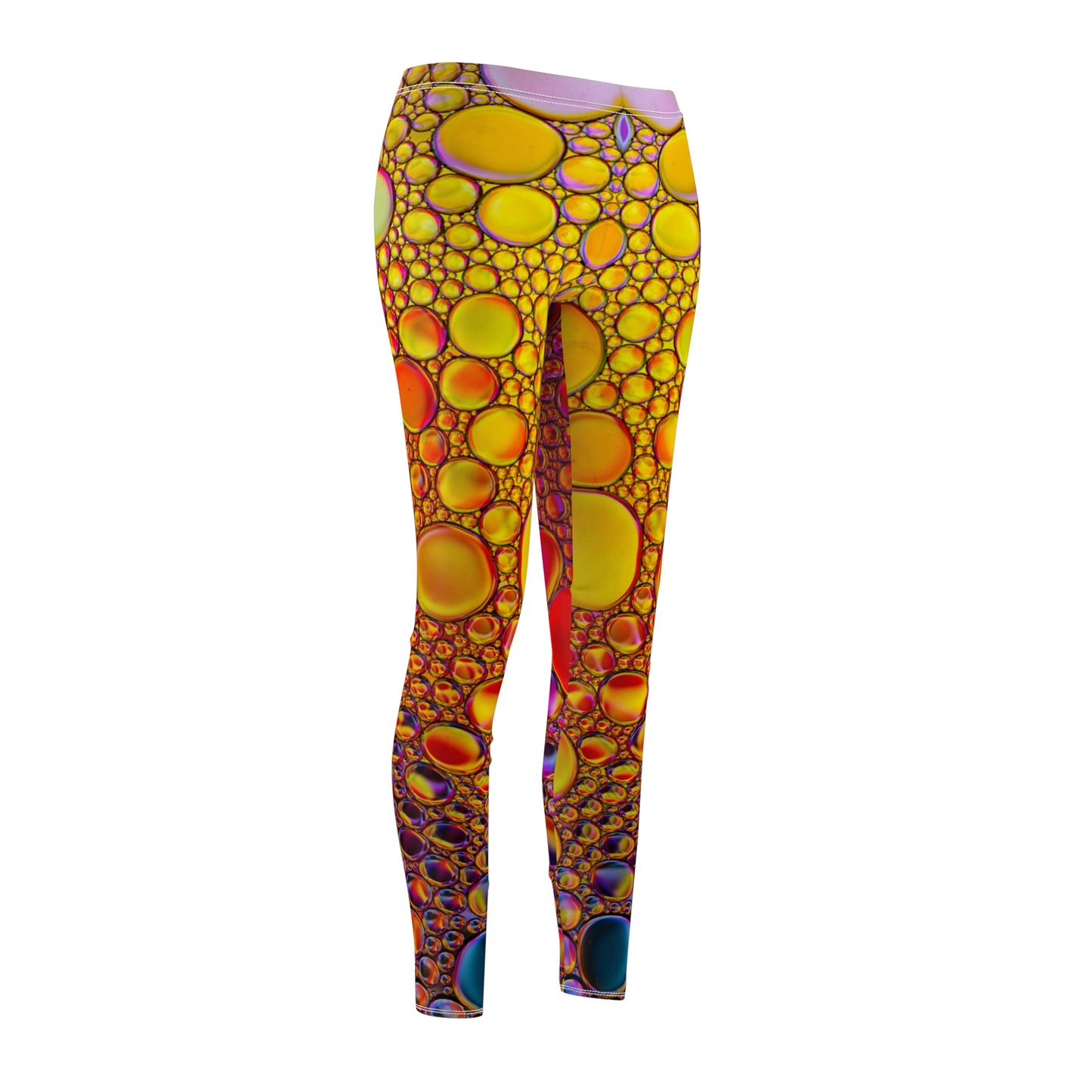 Colores brillantes - Inovax Leggings casuales cortados y cosidos para mujer