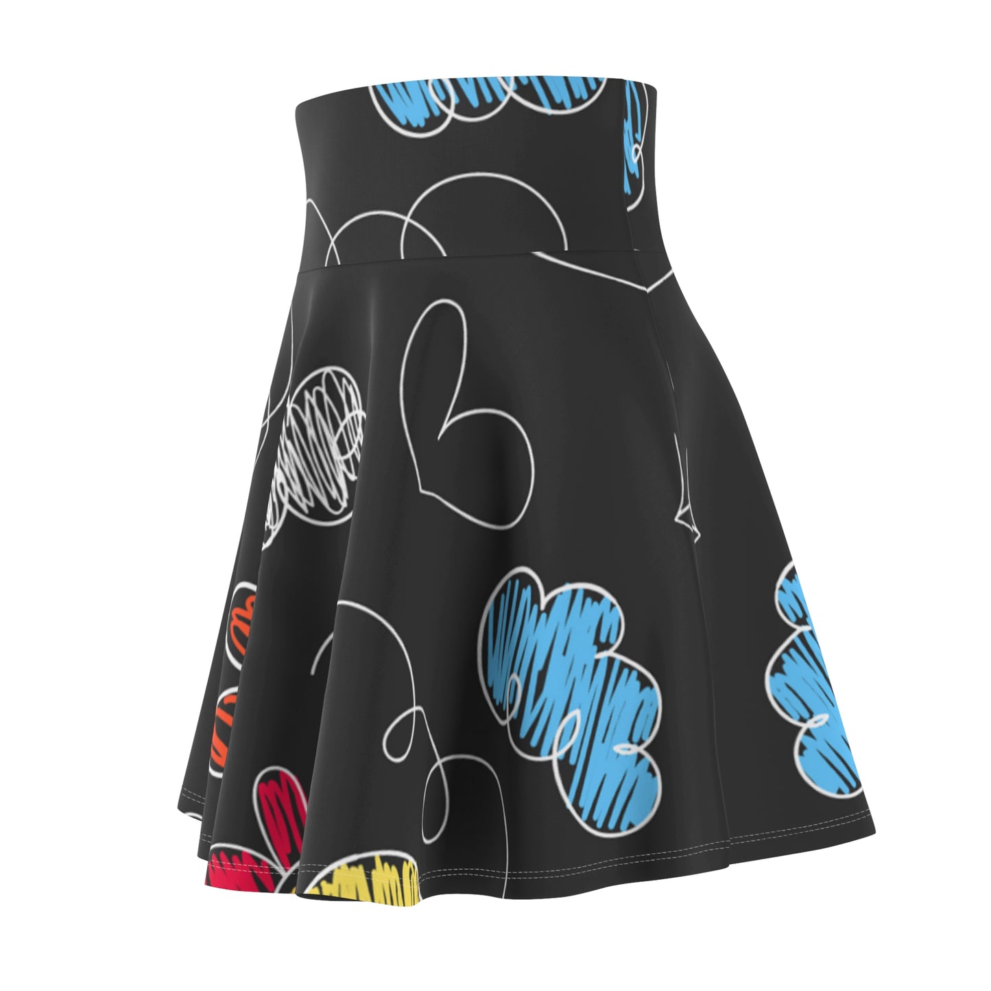 Kids Doodle Playground - Falda skater para mujer Inovax