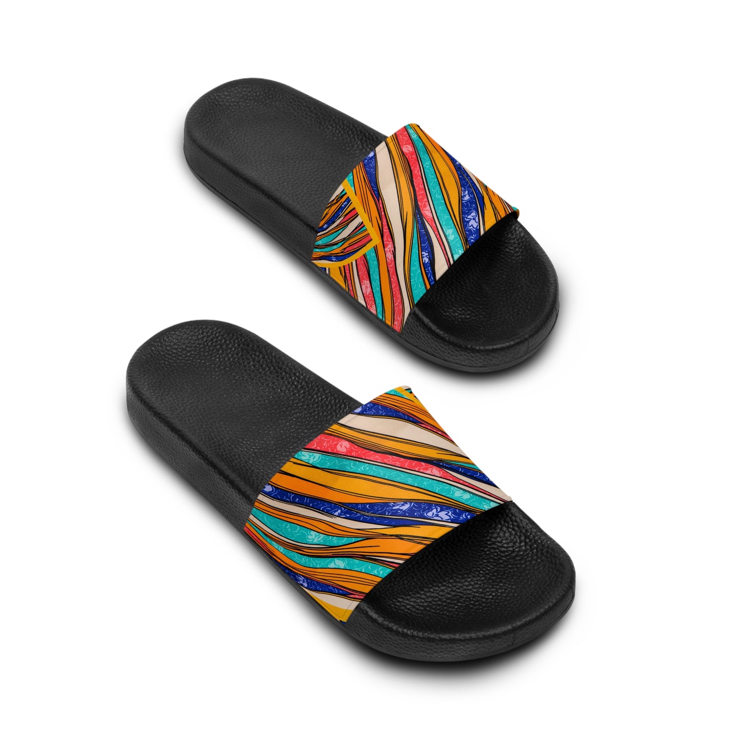 Color Brushstroke - Inovax Women's Slide Sandal