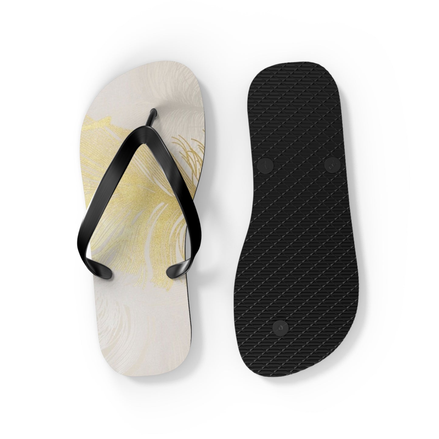 Golden Feathers - Inovax Flip Flops