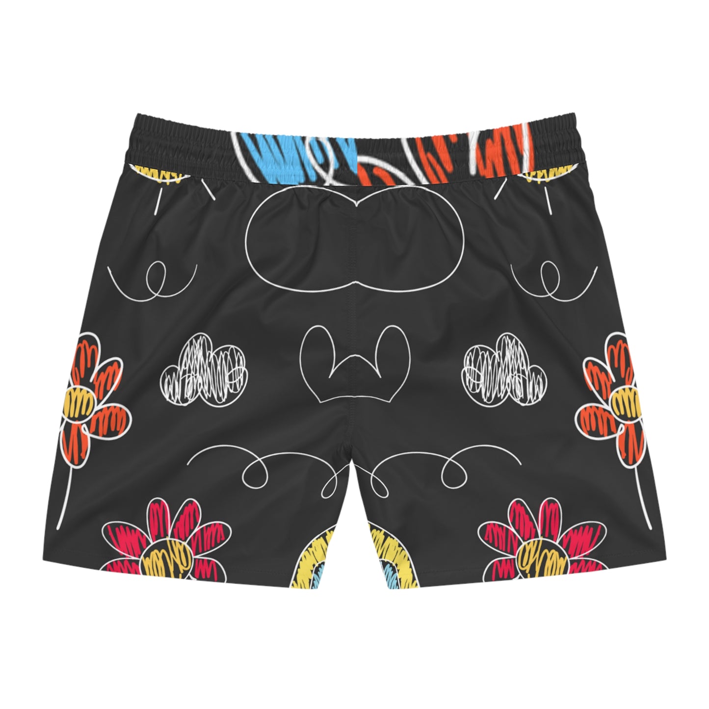 Kids Doodle Playground - Inovax Men's Mid-Length Swim Shorts