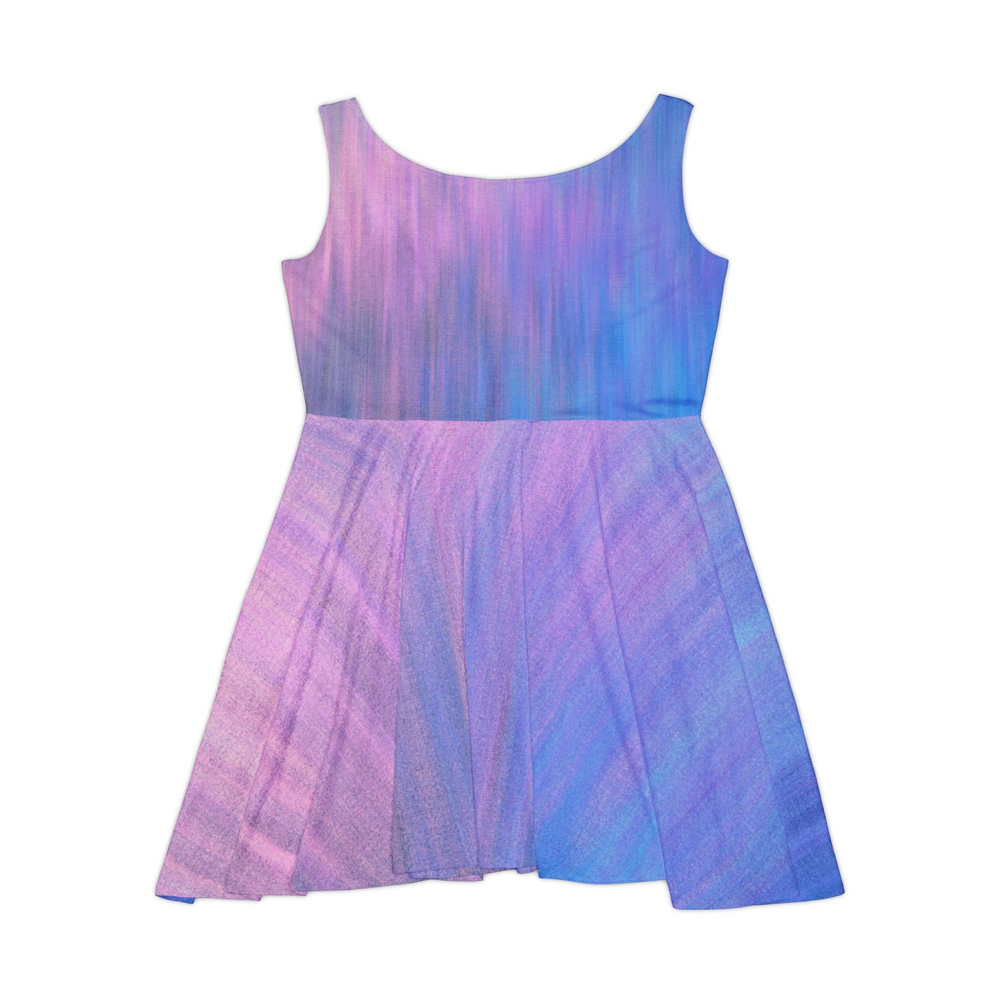 Blue & Purple Metalic - Inovax Women's Skater Dress