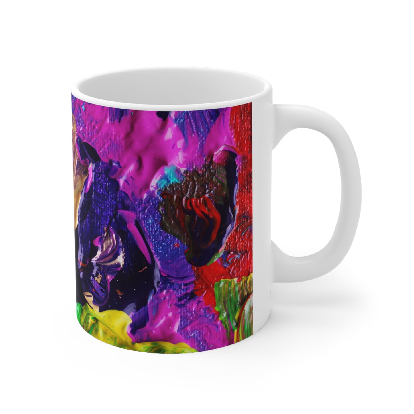 Peintures en couleur - Tasse en céramique Inovax 11oz