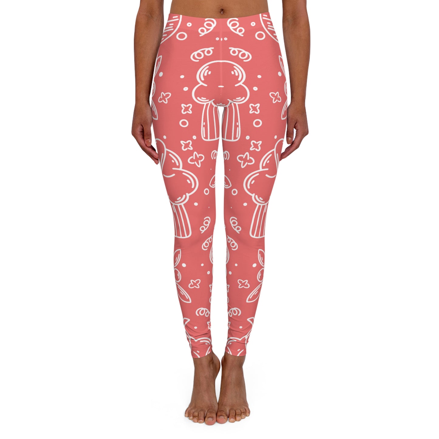 Doodle Pancake - Leggings en spandex pour femmes Inovax