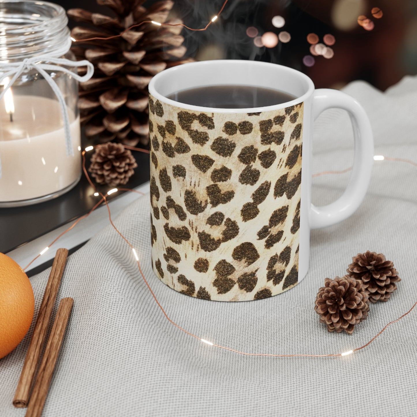 Cheetah - Inovax Ceramic Mug 11oz