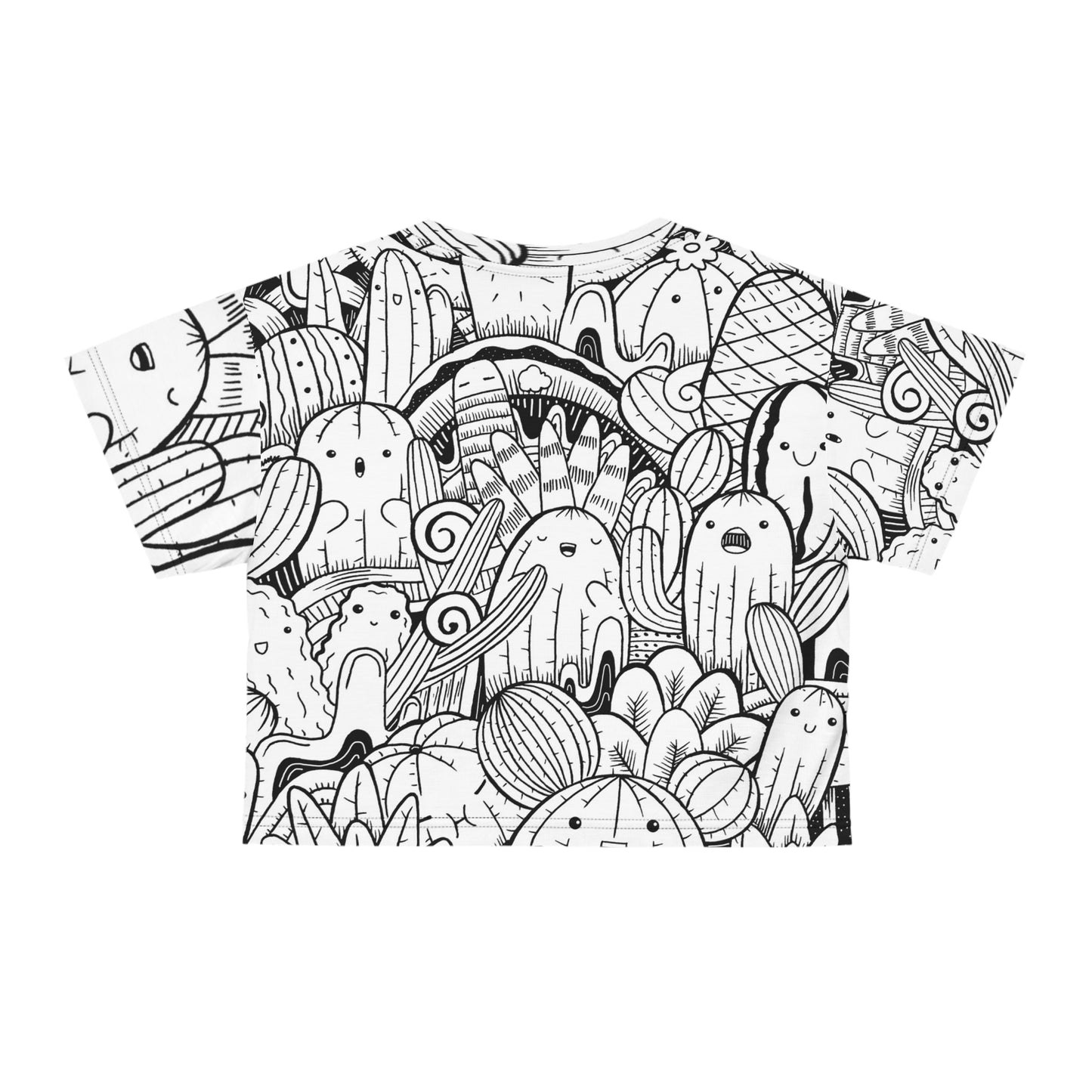 Doodle Cactus - T-shirt court Inovax