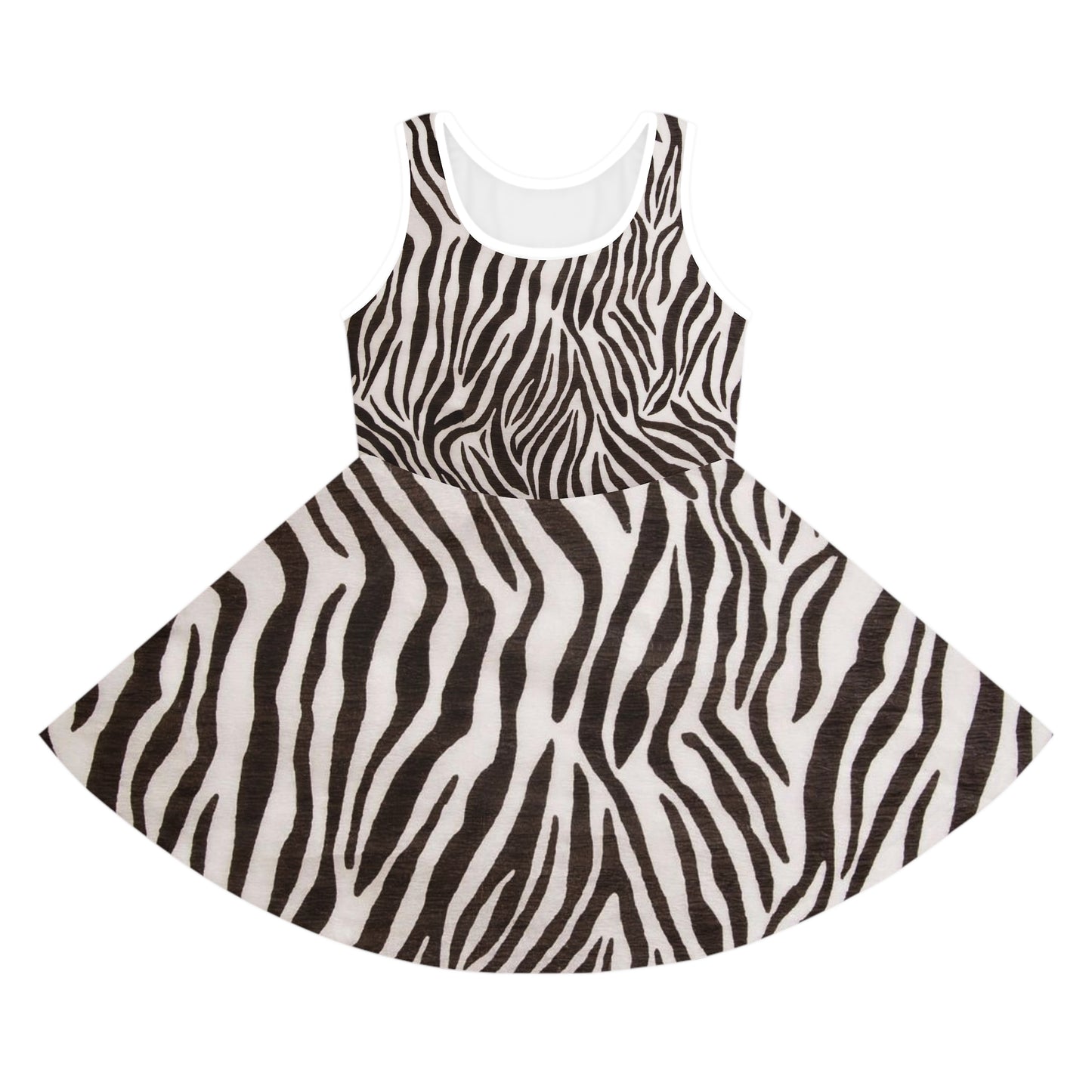 Zebra - Vestido de verano sin mangas para niña Inovax