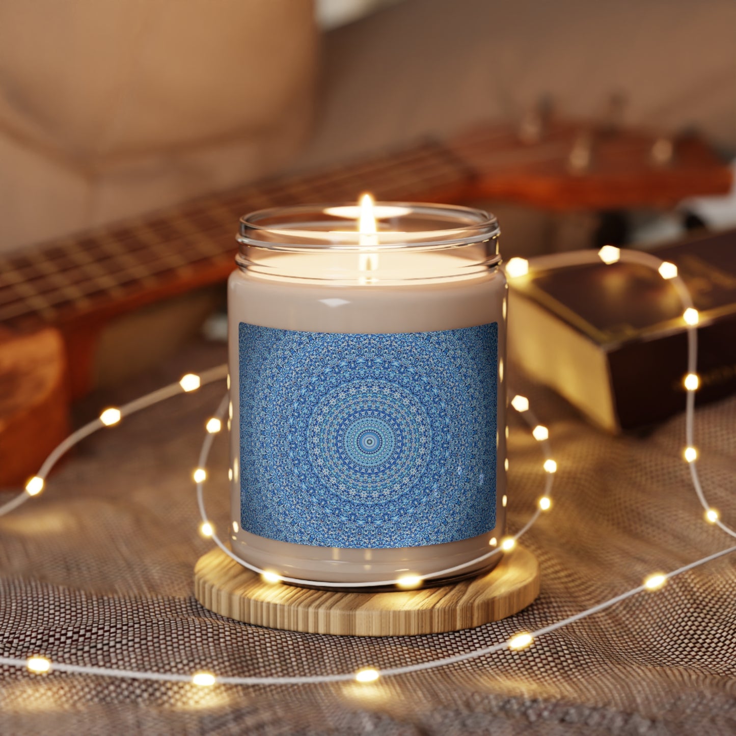 Blue Mandala - Inovax Scented Soy Candle 9oz