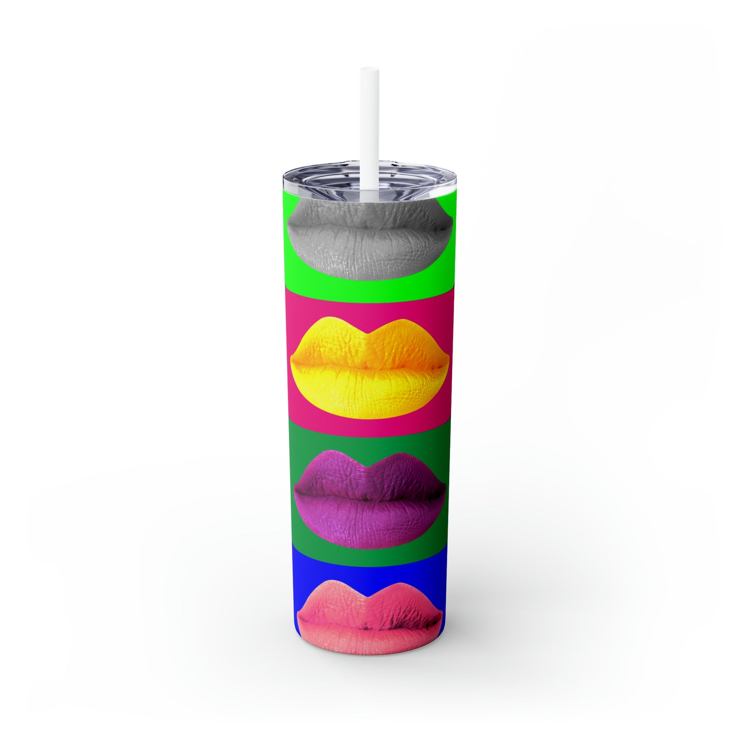 Pop Mouth - Vaso delgado Inovax Maars® con pajita de 20 oz