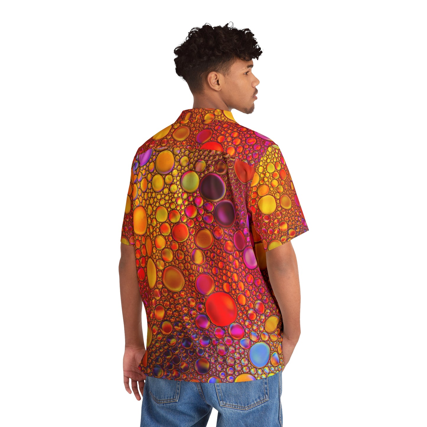 Colores brillantes - Camisa hawaiana para hombre Inovax