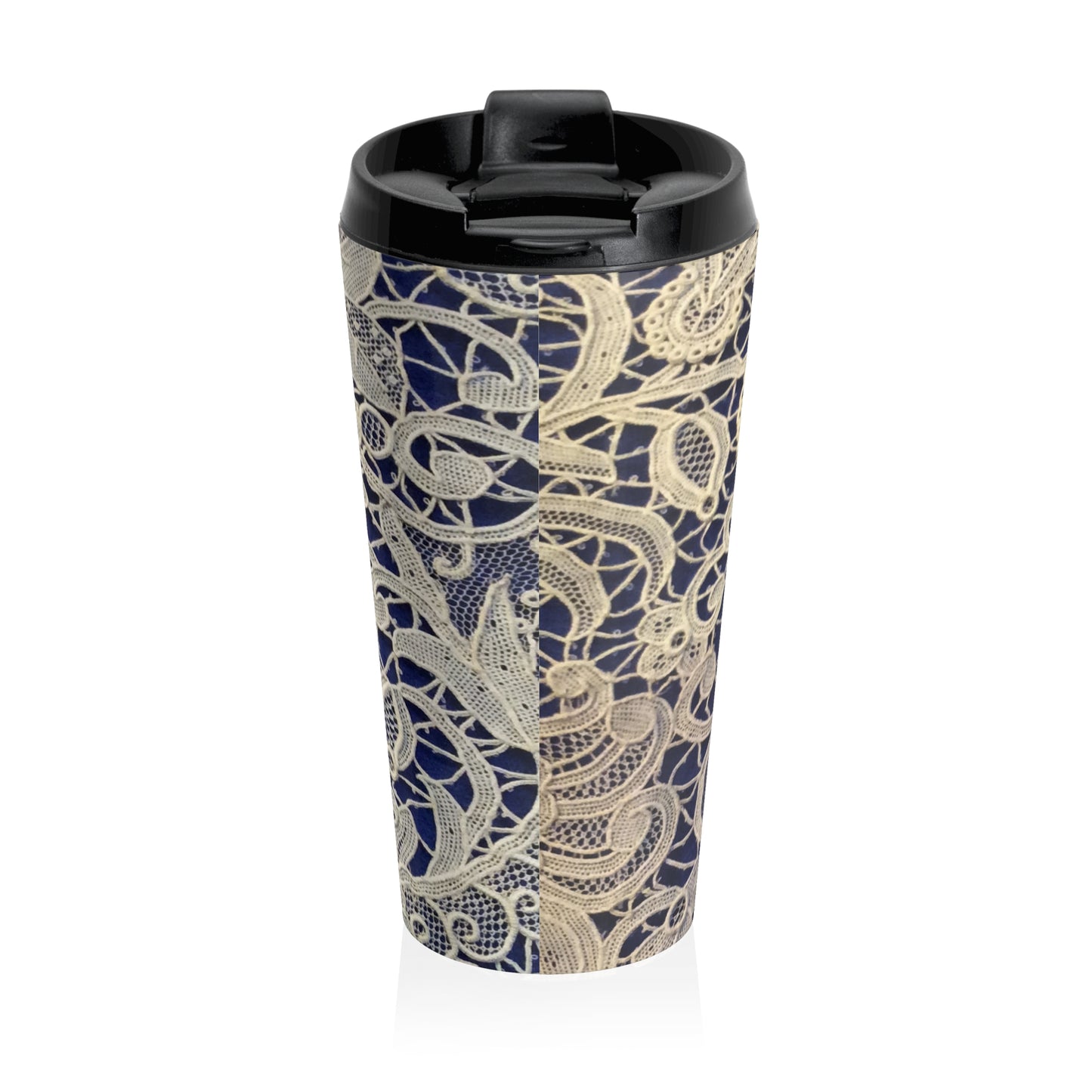 Golden and Blue - Inovax Stainless Steel Travel Mug