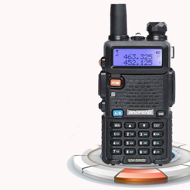 Baofeng Uv-5R Walkie Talkie de tres segmentos Vhf 220-226Mhz Frecuencia Uhf Antena Dual Walkie Talkie pieza de mano Civil