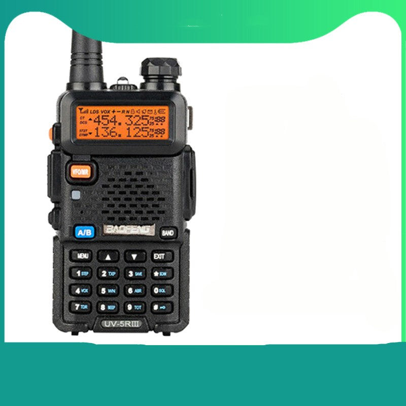 Baofeng Uv-5R Walkie Talkie de tres segmentos Vhf 220-226Mhz Frecuencia Uhf Antena Dual Walkie Talkie pieza de mano Civil