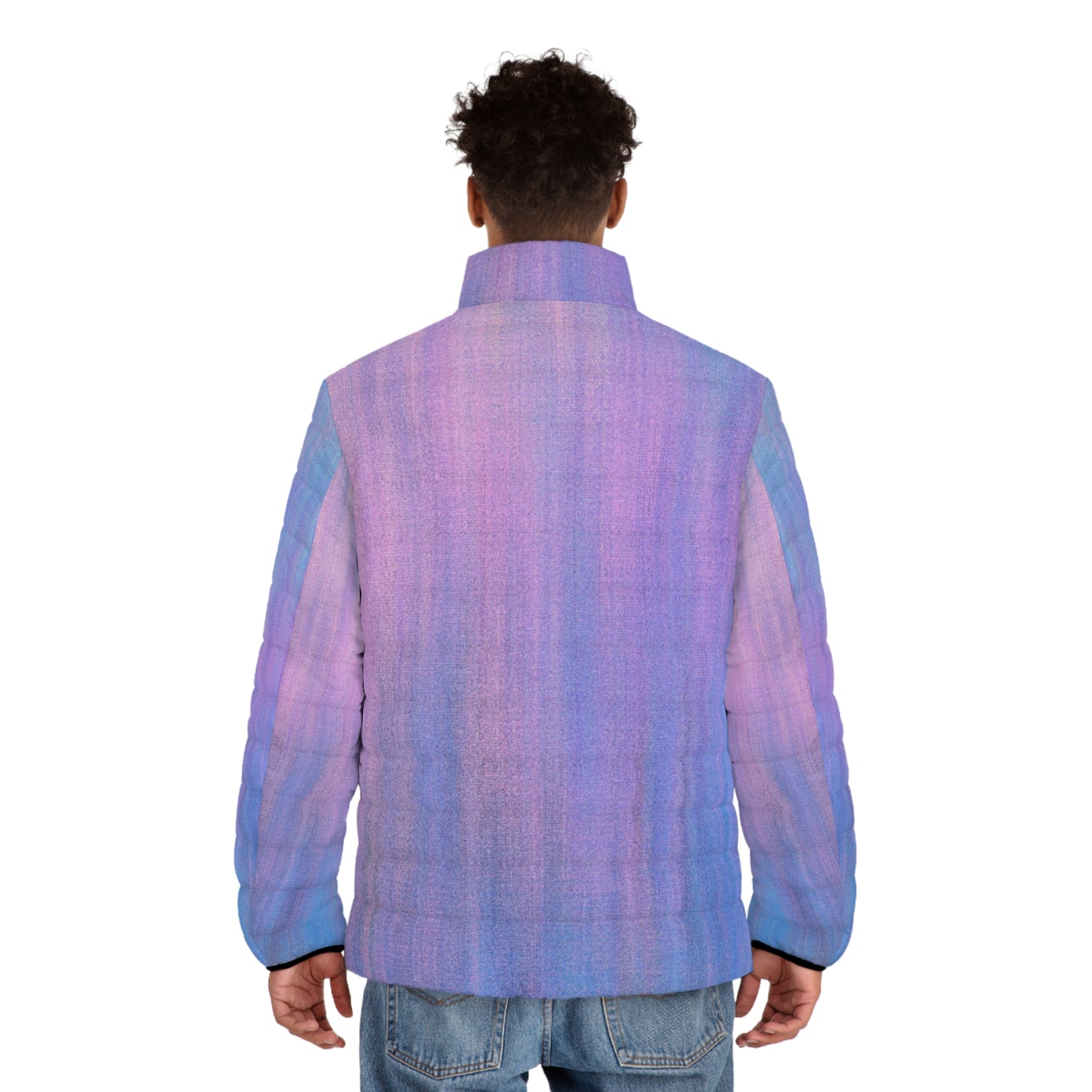 Azul y morado metalizado - Chaqueta acolchada Inovax para hombre