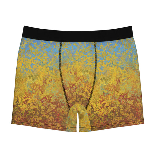 Gold and blue spots - Inovax Men's Boxer Briefs