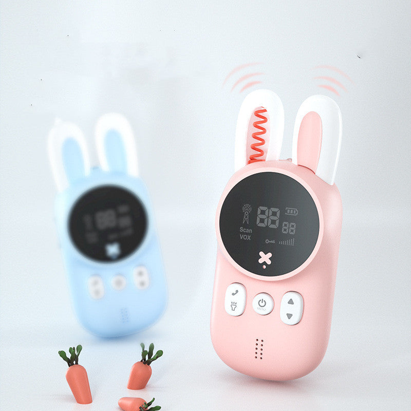 Llamada inalámbrica portátil Walkie-Talkie para niños Rabbit