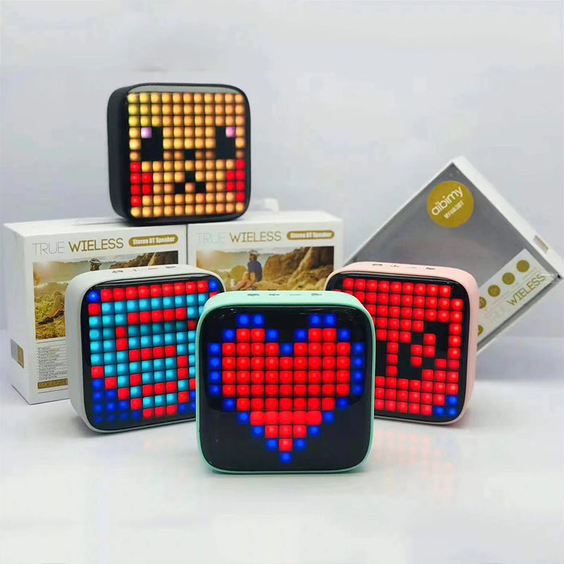 Square LED Creative Bluetooth Speaker