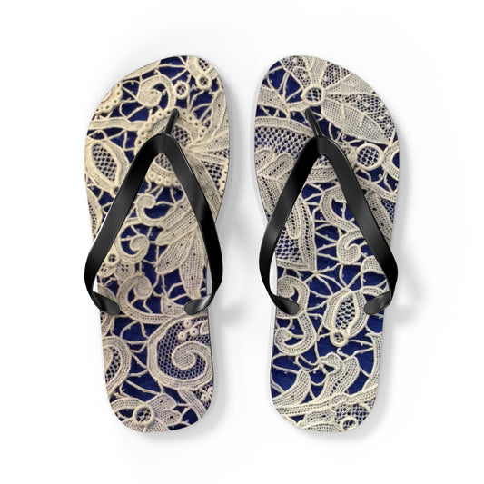 Golden and Blue - Inovax Flip Flops