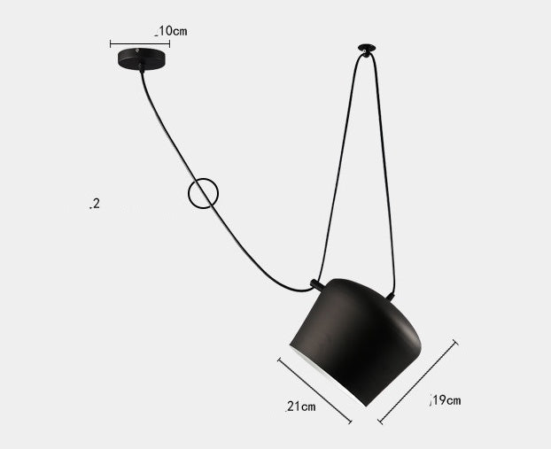 Lámpara de araña moderna para ventana de restaurante, lámpara LED, lámpara de araña tipo trampa