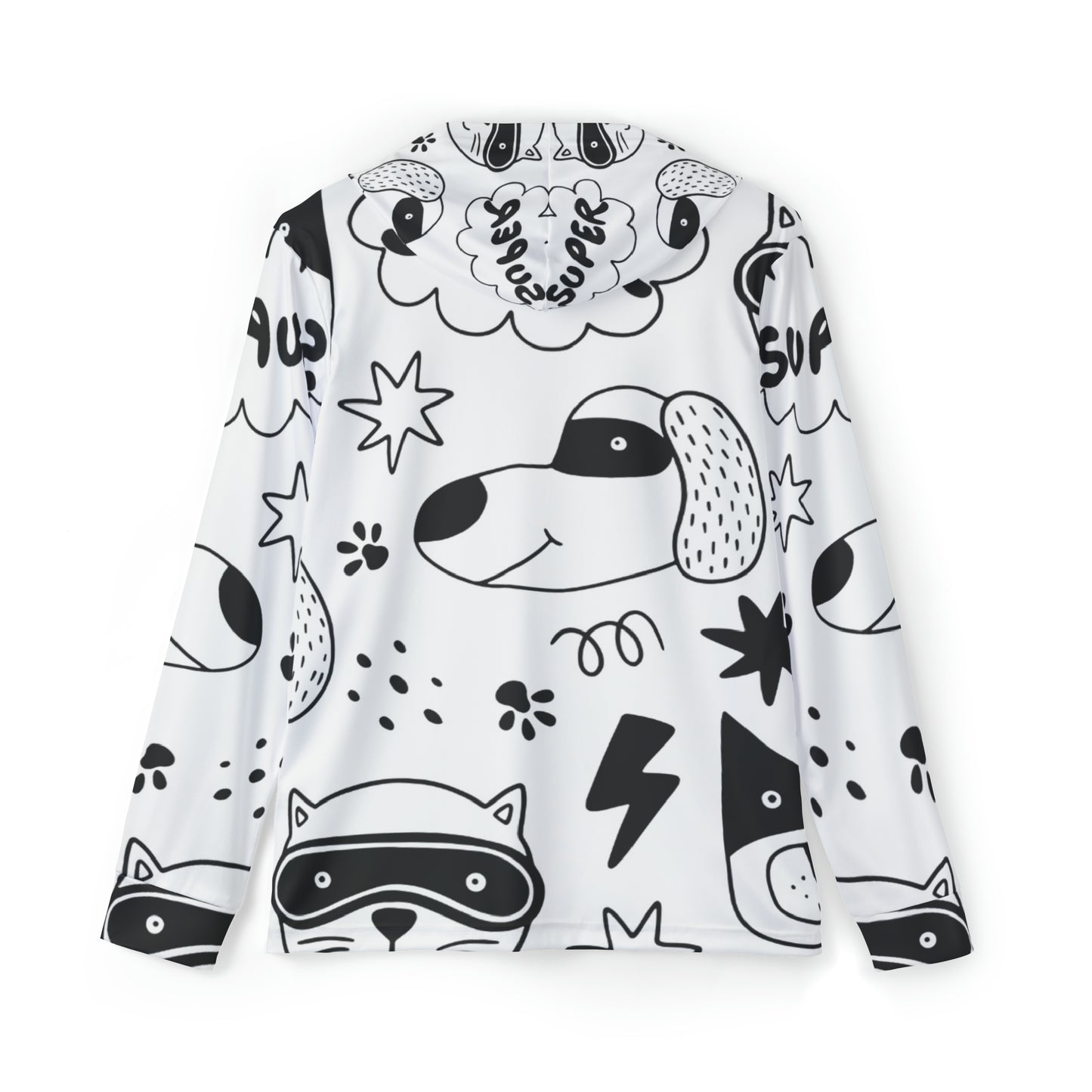 Doodle Dogs &amp; Cats - Sweat à capuche d'échauffement sportif pour hommes