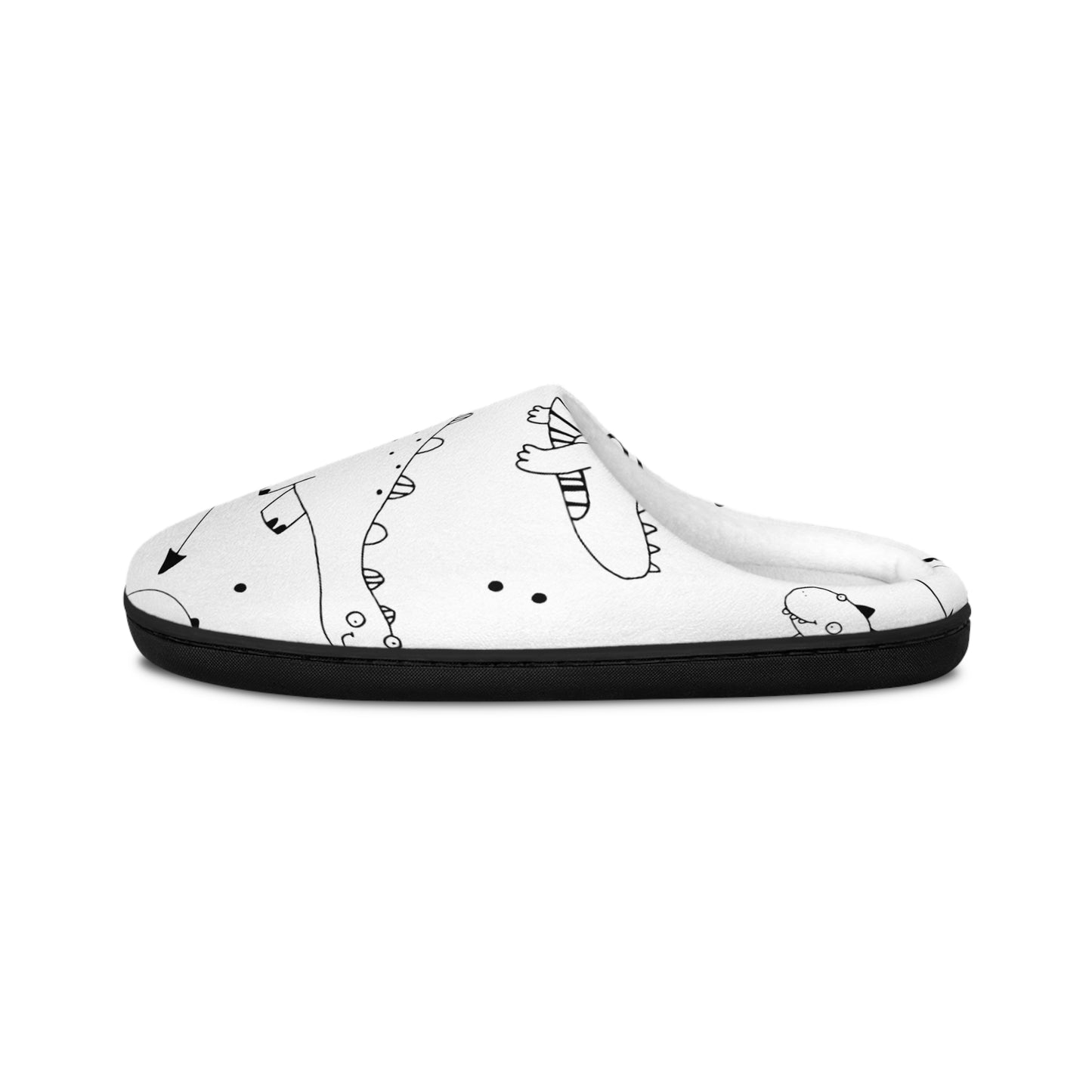 Doodle Dinosours - Inovax Women's Indoor Slippers