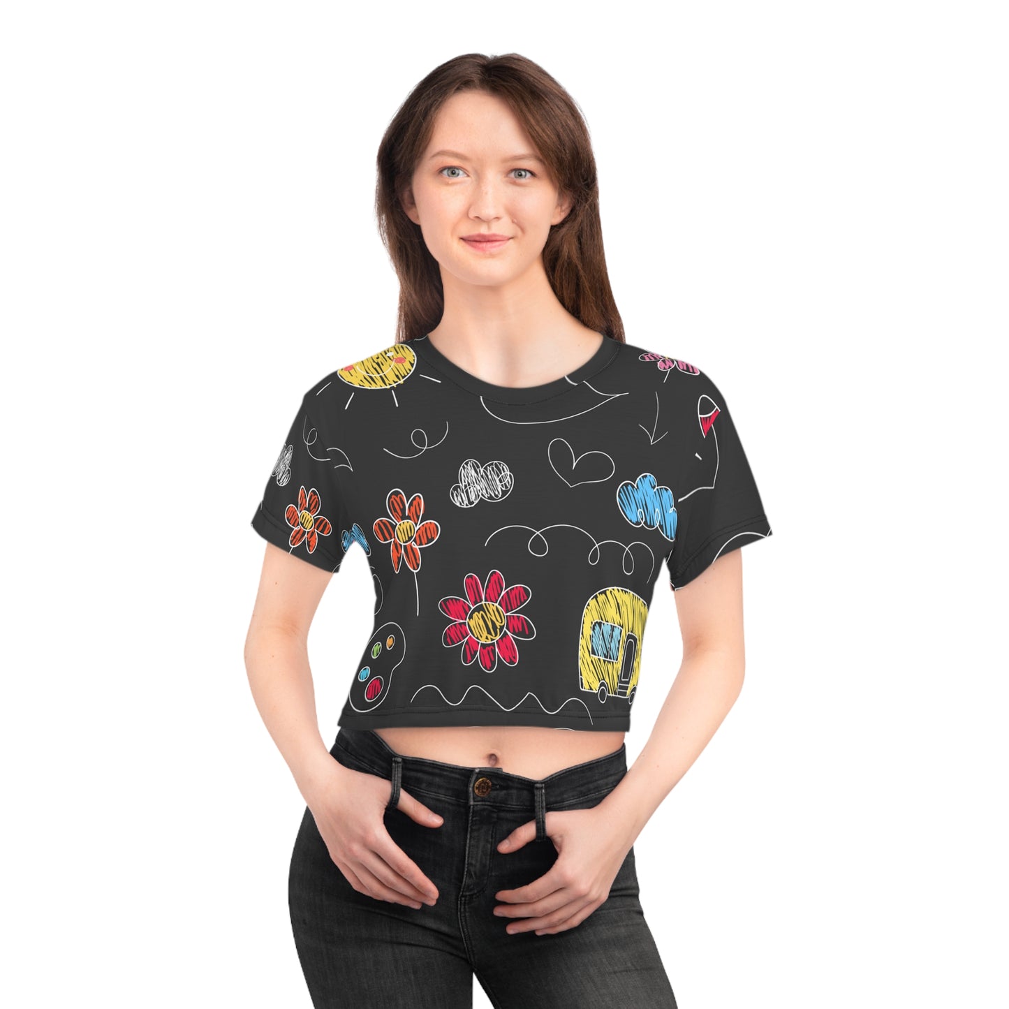 Parque infantil Doodle para niños - Camiseta corta Inovax