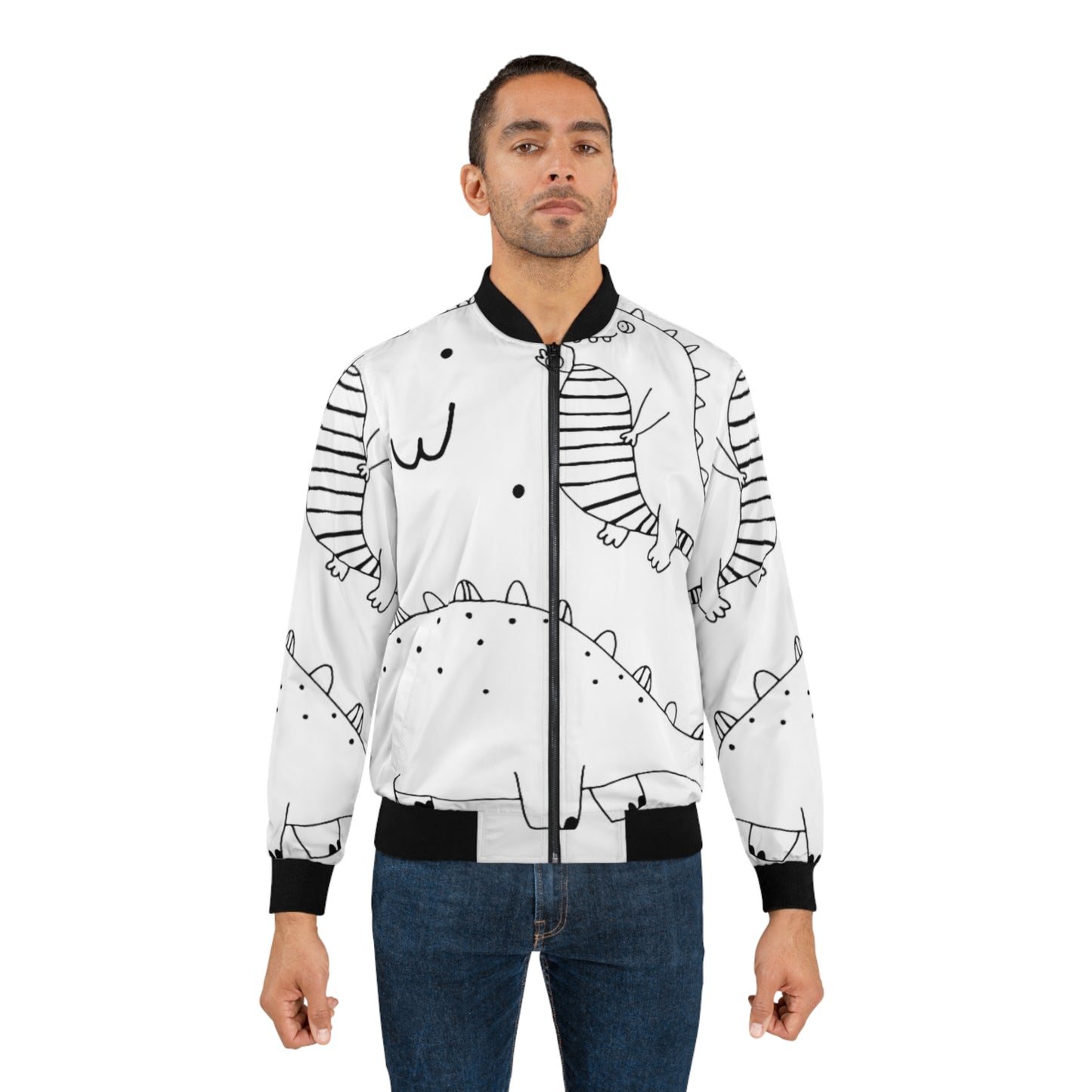 Doodle Dinosaures - Blouson aviateur Inovax pour hommes