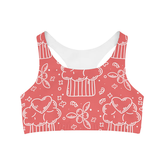 Doodle Pancake - Inovax Seamless Sports Bra