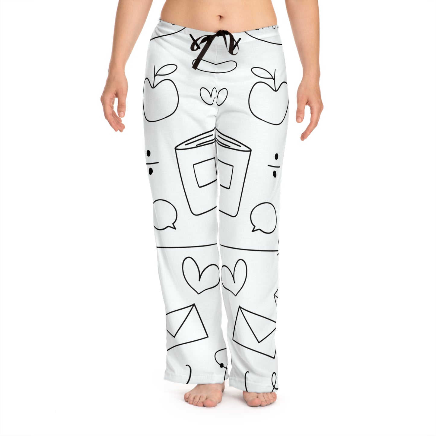 Doodle - Pantalones de pijama para mujer Inovax