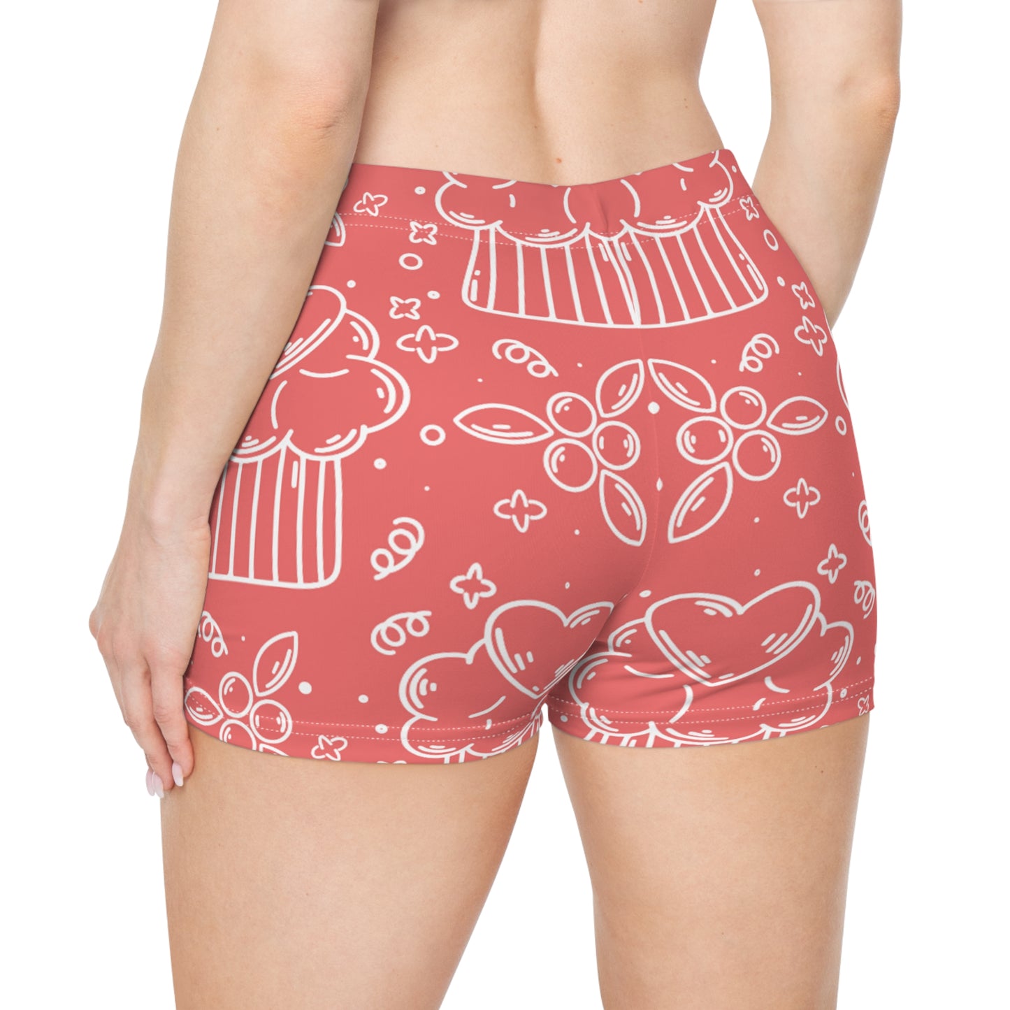 Doodle Pancake - Pantalones cortos para mujer Inovax