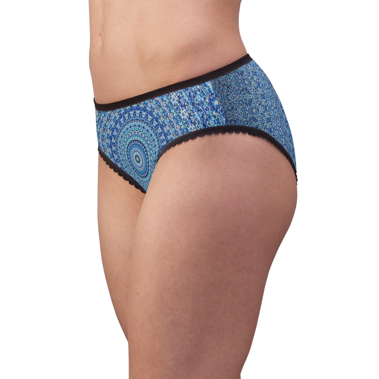 Mandala Bleu - Slip Femme Inovax