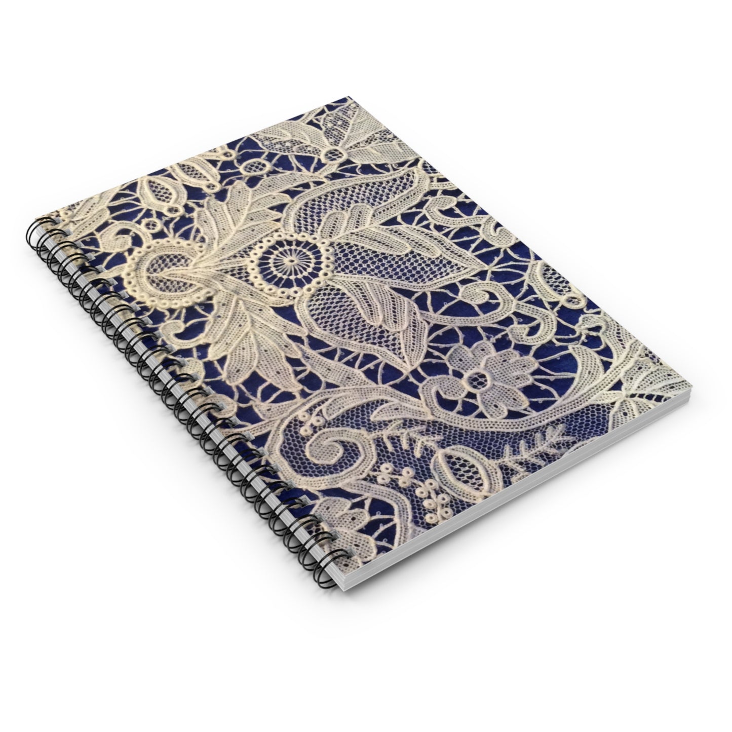 Dorado y Azul - Cuaderno Espiral Inovax (Línea Reglada)