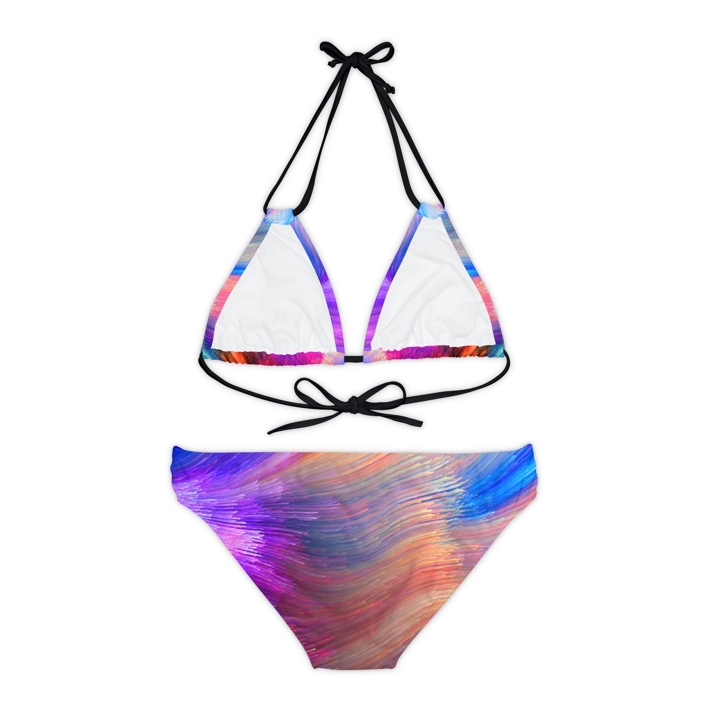 Neon Splash - Ensemble de bikini à bretelles Inovax