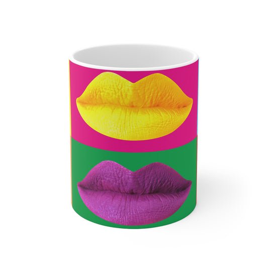 Pop Mouth - Tasse en céramique Inovax 11oz