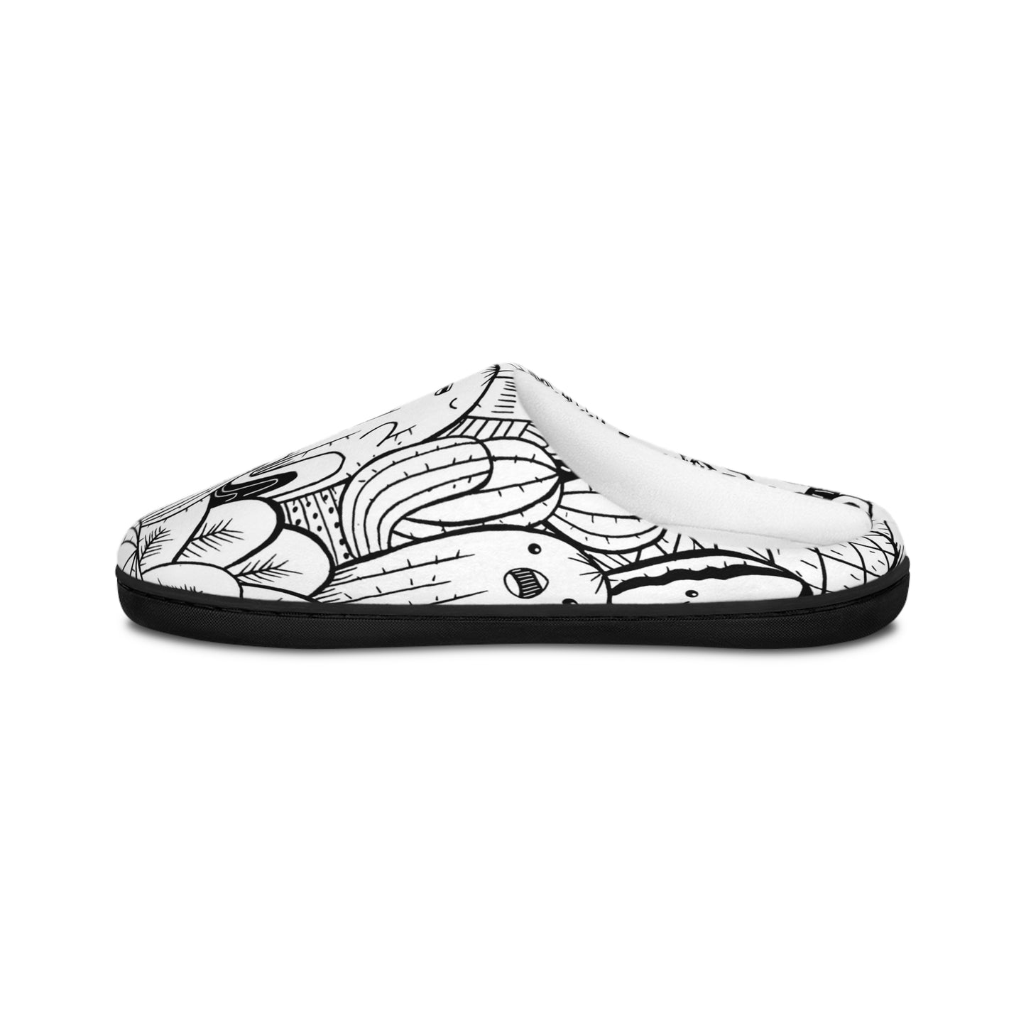 Doodle Cactus - Inovax Women's Indoor Slippers