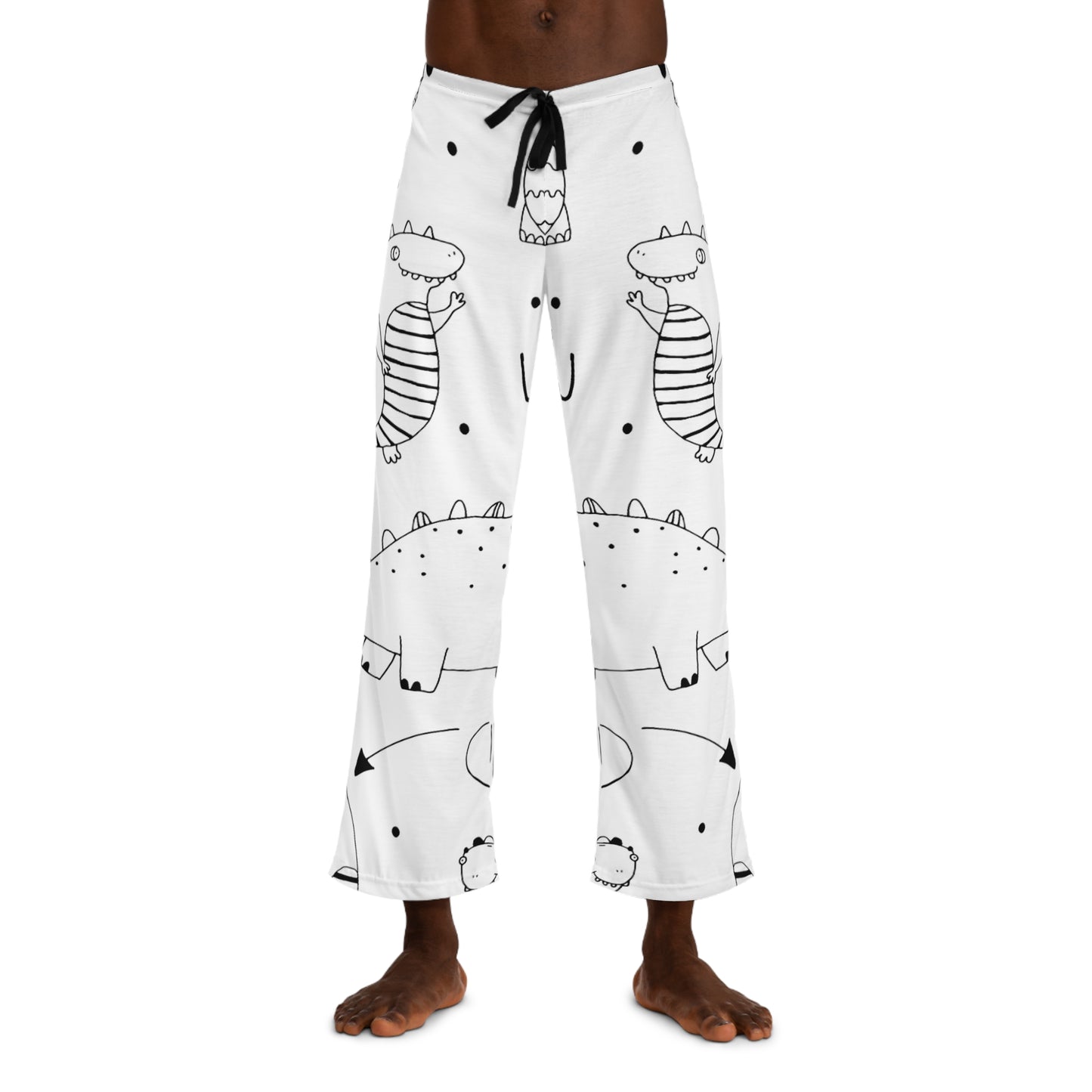 Doodle Dinosaures - Pantalon de pyjama Inovax pour hommes