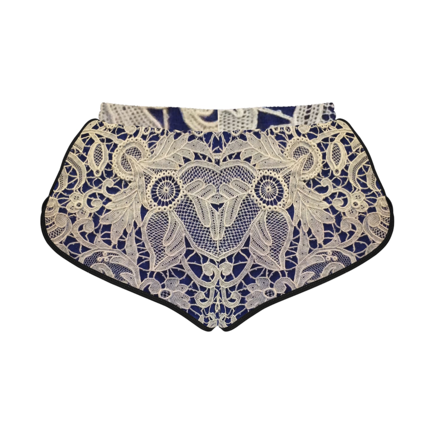 Dorado y Azul - Shorts Relaxed Mujer Inovax